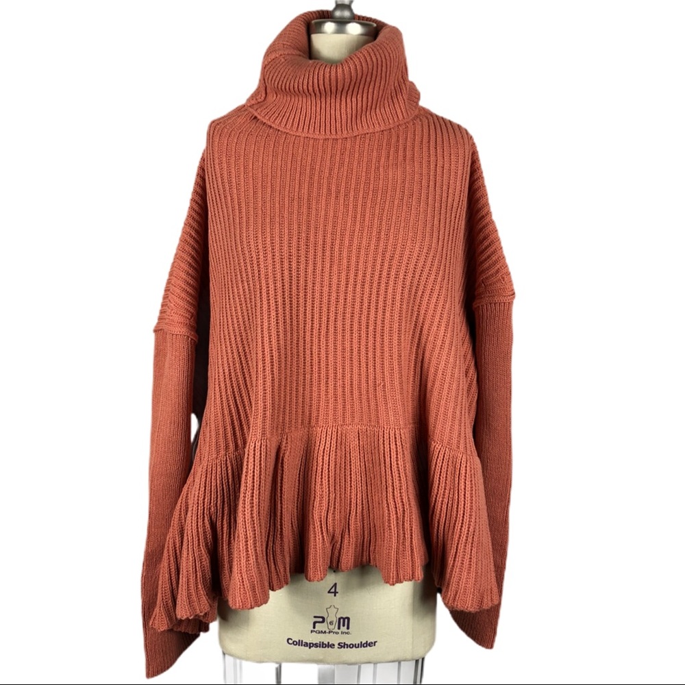 Free People Layer Cake Rose Sweater Size L